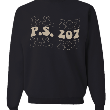 P.S. 207 Wavy Crewneck